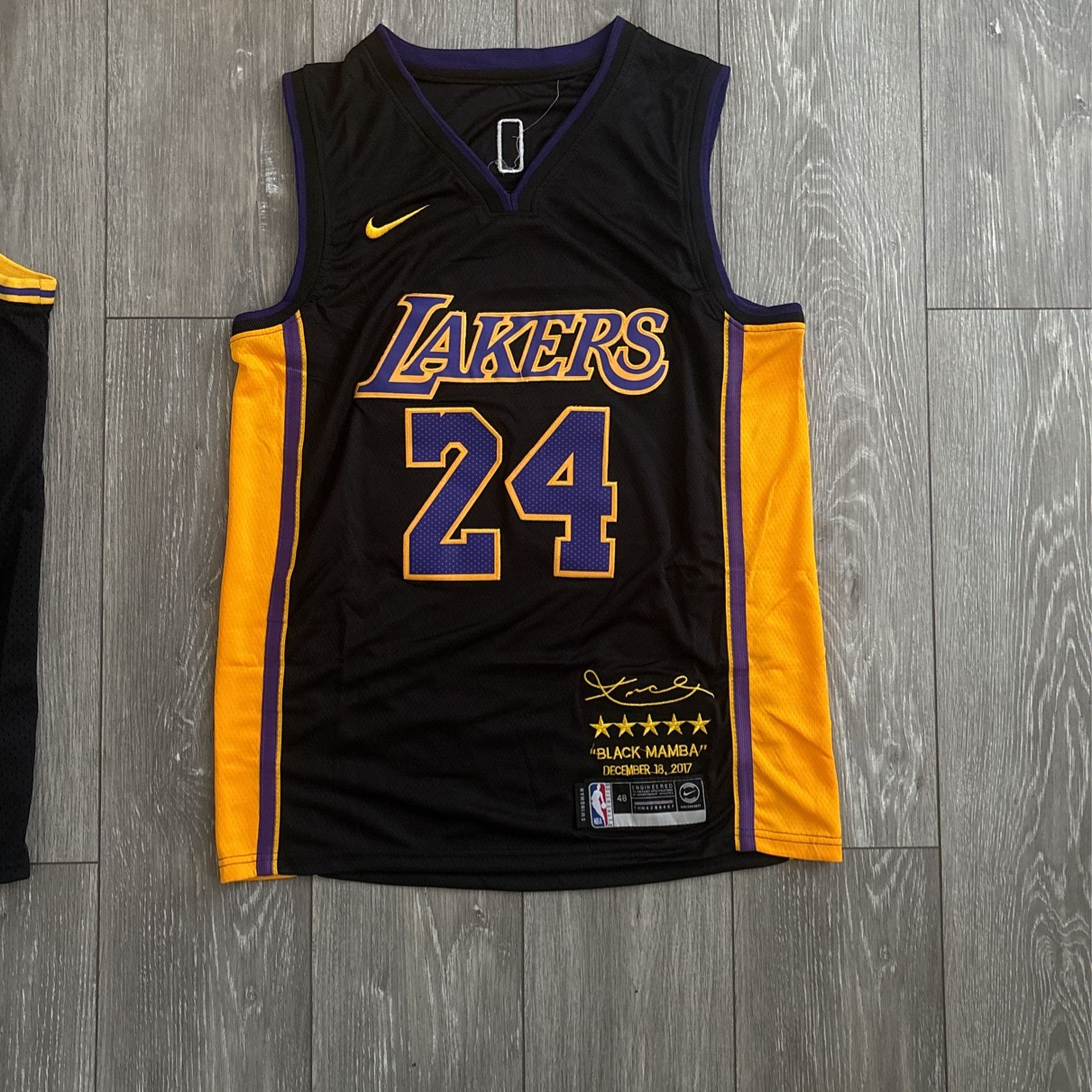 Kobe Bryant #24 Lakers jersey “Black Mamba” Edition 