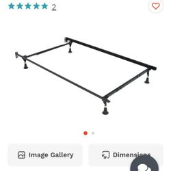 Full Bedframe, Mattress And Box Spring 