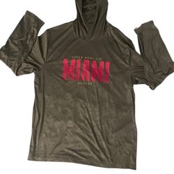 NWOT 2020 Super Bowl LIV Miami Committee T-Shirt Hoodie NFL Champions Men's L