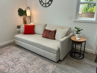 Crate and Barrel Lounge Sofa with Trundle