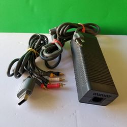Xbox 360 Power Brick An HD Components Cables  Good Working Condition (Available Today )