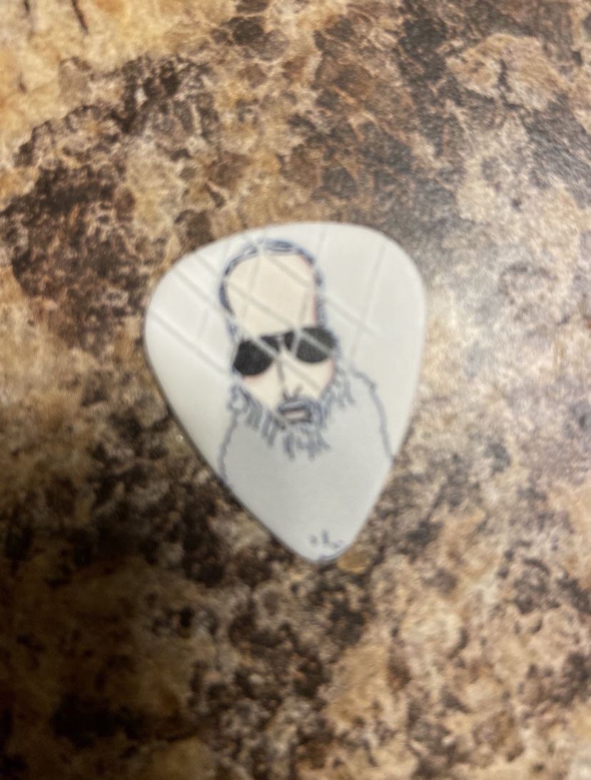 Lamb Of God Guitar Pick Used On Stage