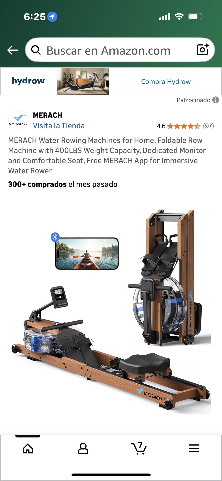 Water Rowing Machine