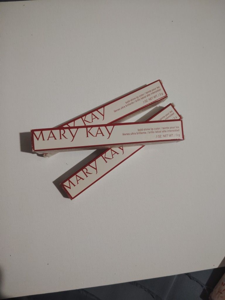 Lot Of 3 Radiant Red Bold Lip Shine Color