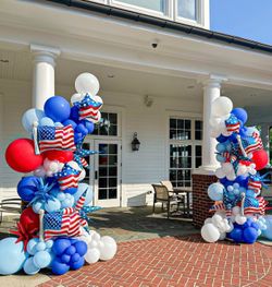 4 of July balloons decor