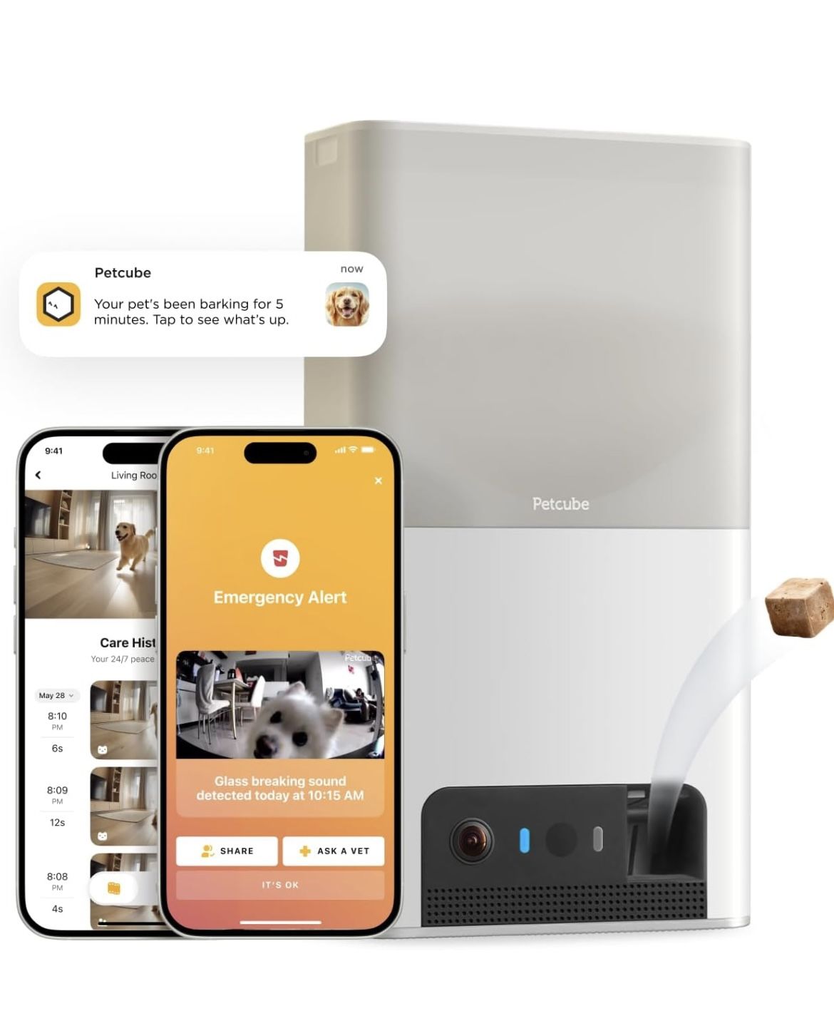 Petcube Bites 2 Lite β Interactive WiFi Pet Camera & Treat Dispenser