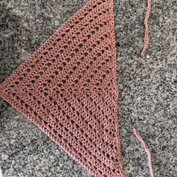 Handmade crochet Bandana