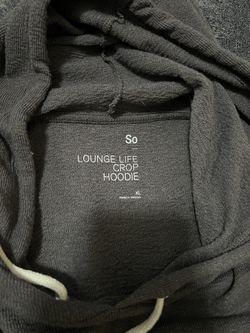 So brand Lounge Life Crop Hoodie Size X Large for Sale in