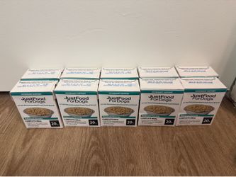 Brand New JustFoodForDogs Balanced Remedy Pantry Case .. lot 3