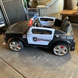 Battery Powered Police Car