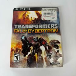 Transformers: Fall of Cybertron with slip cover (Sony PlayStation 3, 2012) PS3