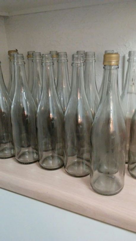 Botellas para coquito con tapas