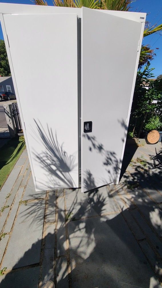 White Locker Metal Storage