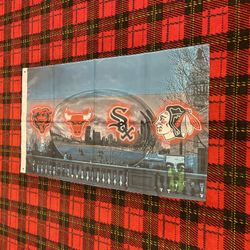 Brand New Chicago Area Teams Banner Flag 