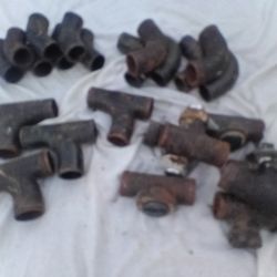 Misc. Cast Iron Fittings For Sale 