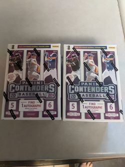 2020 Panini Contenders baseball cards blaster boxes