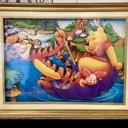 Winnie the Pooh 3D Layered Disney Shadow Box Art