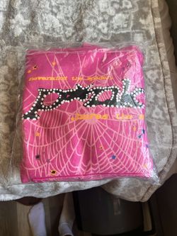 pink spider hoodie