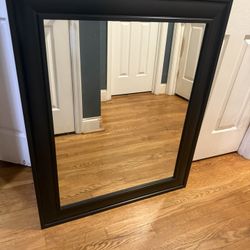 Large Black Mirror For Sale 33”/34” Like New In Black