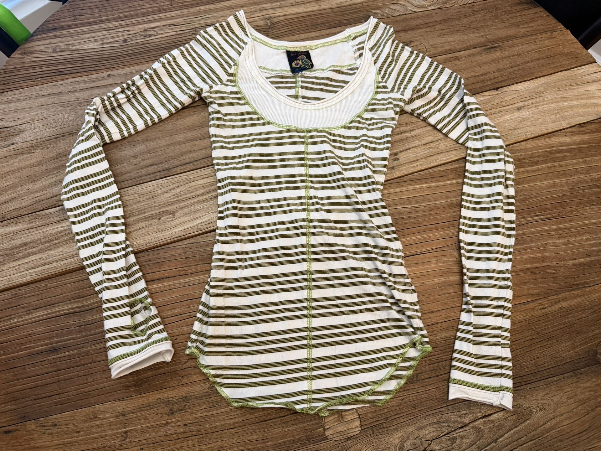 Free People Long Sleeve Shirt Top XS