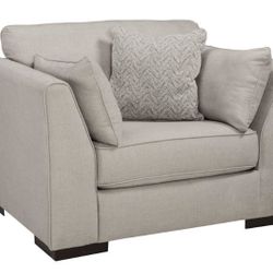 Chair and a Half with Ottoman