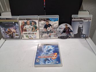 6 PS3 games . Good Condition.  60 for all.