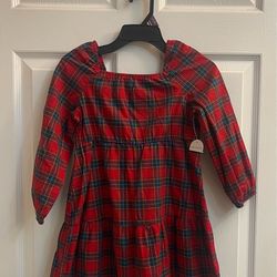 Brand new Girls red plaid dress size 5T