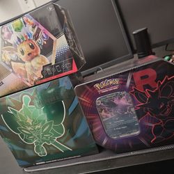 Sealed Pokemon Etb,suprisebox,tin Bundle