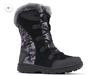 Columbia Women’s Winter Snow Boots Camo Waterproof Faux Fur