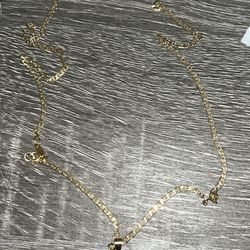 14k Gold Chain And Pendant 