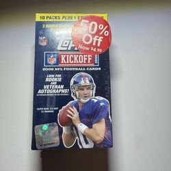 2008 TOPPS KICKOFF FOOTBALL CARD BOX! LOOK FOR BRADY-AUTOS INSERTS 