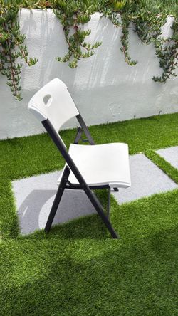 20 white Costco Folding Chairs by Lifetime $500 value