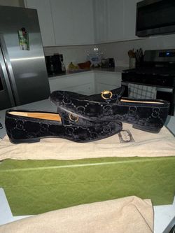 Gucci Jordaan GG Velvet Loafer