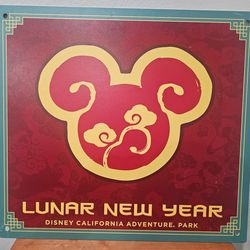 Disney California Adventure Park Lunar New Year Sign Used