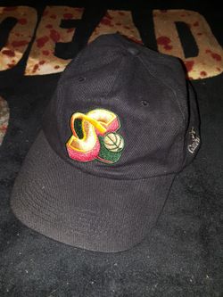 Vintage black sonics hat!