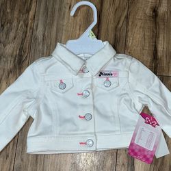 NWT Disney Toys R Us Minnie Mouse Jean Jacket Size 3 Months