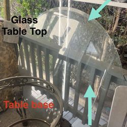 Rod Iron Dining Table & 4 Chairs