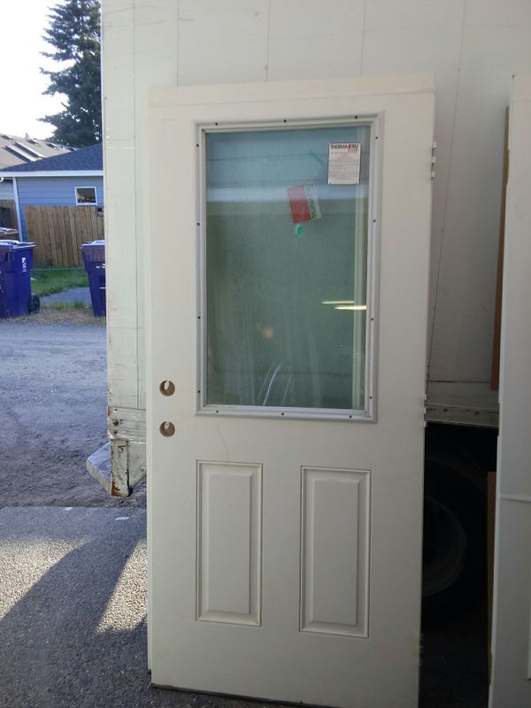 Entry doors half glass, and full glass. 36&quot; x 80&quot; for Sale