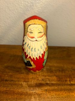 Santa Claus Wooden Nesting Doll