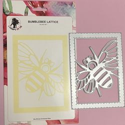 Large 7”Tallx5”Wide Bee Card Front Die Cut
