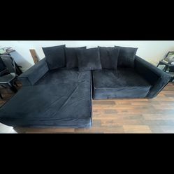 Black Sectional Couch