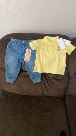 Levi’s Jogger & Ralph Lauren Polo 9 Months