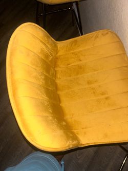 MUSTARD YELLOW BAR STOOLS