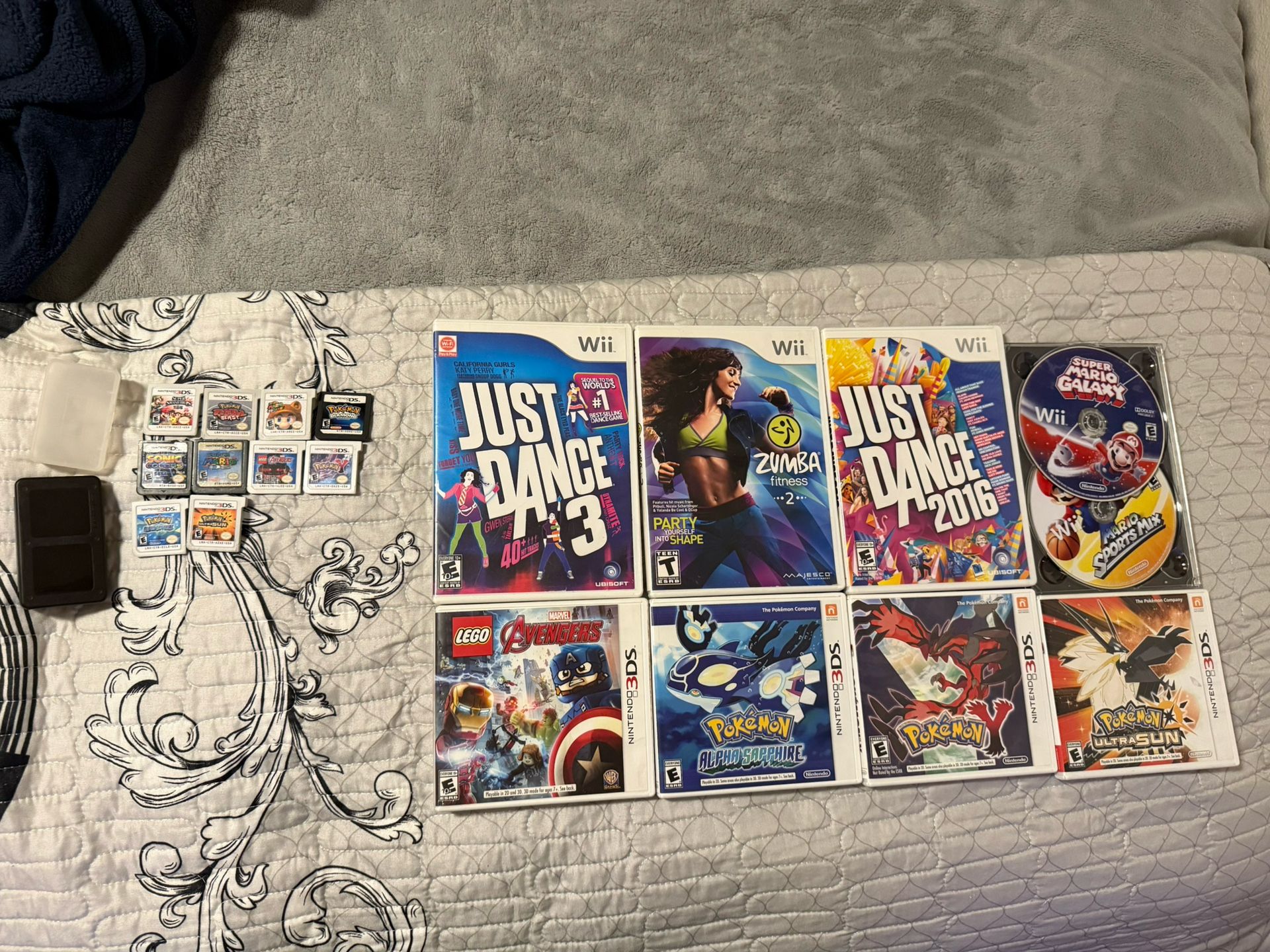WII DS AND 3DS GAME LOT