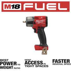 M18 Milwaukee Fuel 1/2 Mid-torque Impact Tool Only 