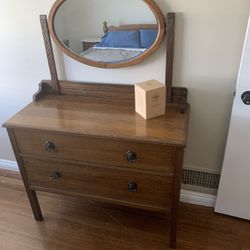 Mid Century Vanity Low Boy Dresser