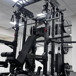 NEW SQUAT RACK SMITH MACHINE POWER CAGE COMMERCIAL MACHINE - FREE DELIVERY 