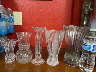 Crystal vases