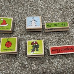 Christmas scrapbook stamps
