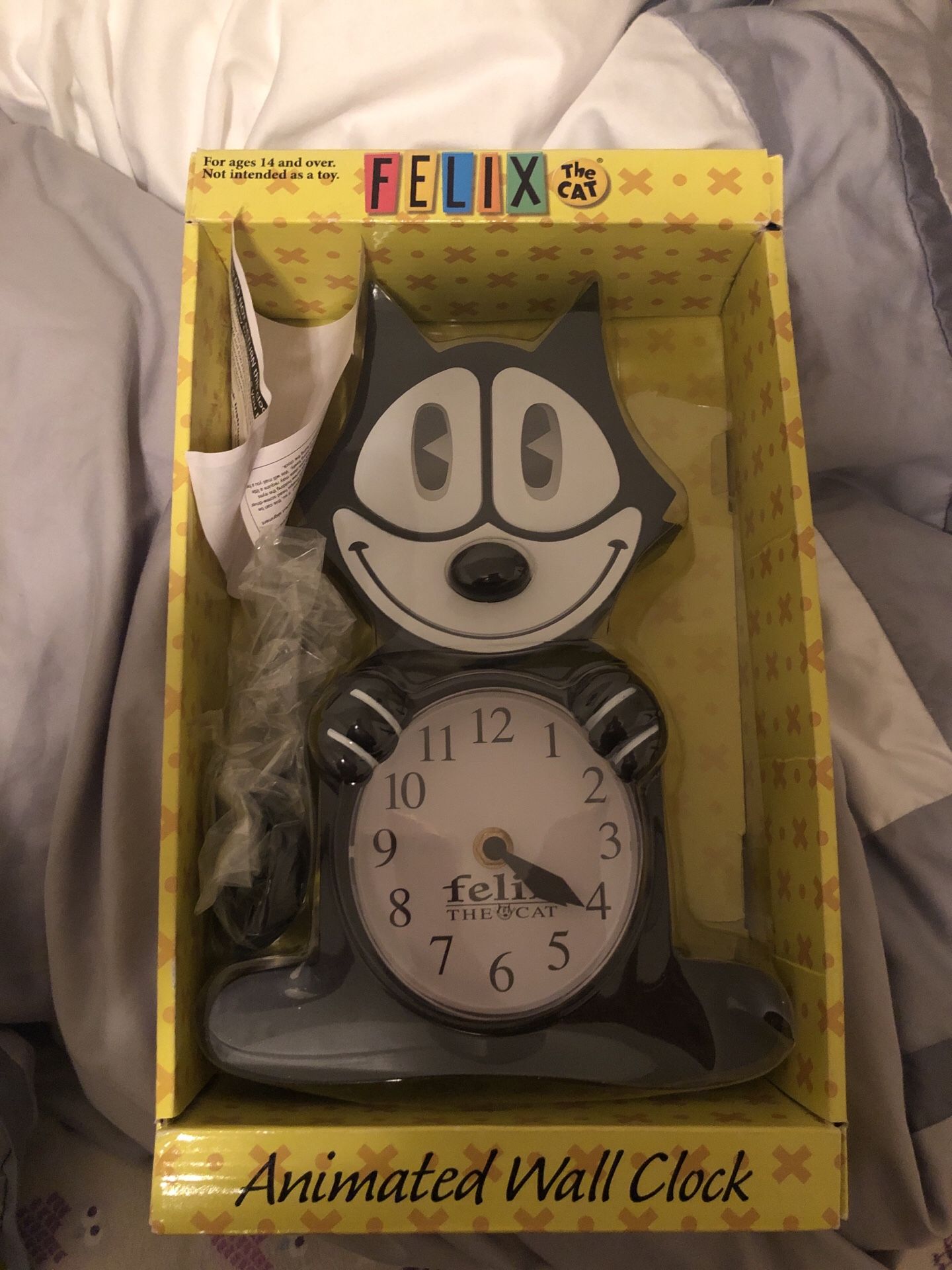 Brand new Felix the cat wall clock 🕰